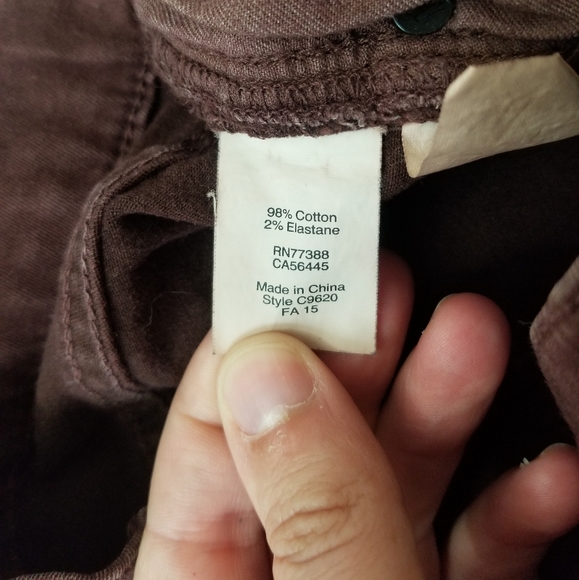 MADEWELL Size 27 Burgundy High Riser Skinny Jeans - Picture 6 of 8